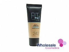 6 x Maybelline Fit Me Matte & Poreless Liquid Foundation - 242 LIGHT HONEY